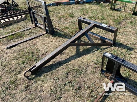 homemade skid steer boom pole|jib pole for skid steer.